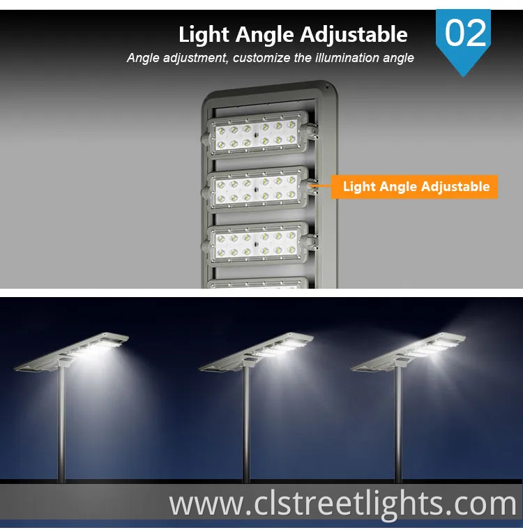 All in One Outdoor Products Road Flood Lighting Energy Saving Lamp Panel Rechargeable Battery Garden Wall Waterproof IP65 LED Solar Street Light